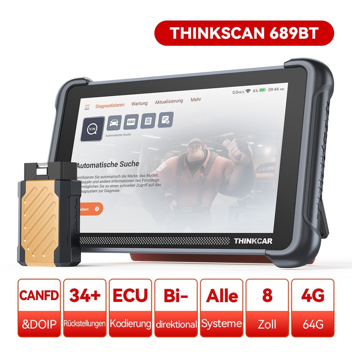Bidirektionales Scan-Tool - Thinkcar Thinkscan 689BT