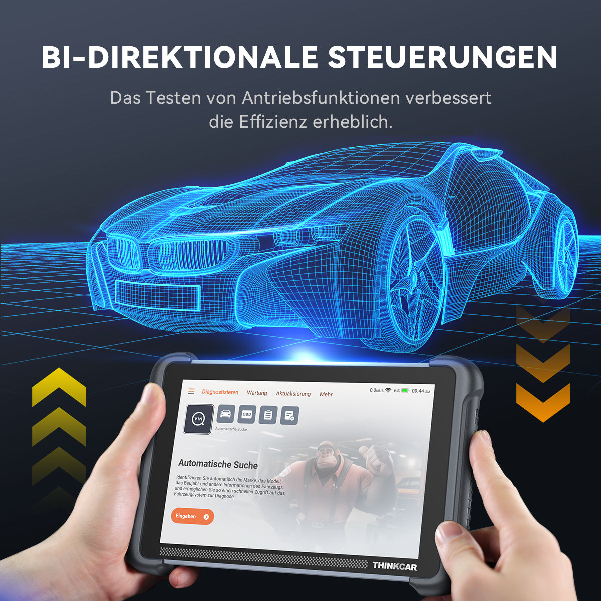 BIDIREKTIONALE KONTROLLEN SCAN-TOOL THINKCAR 689BT