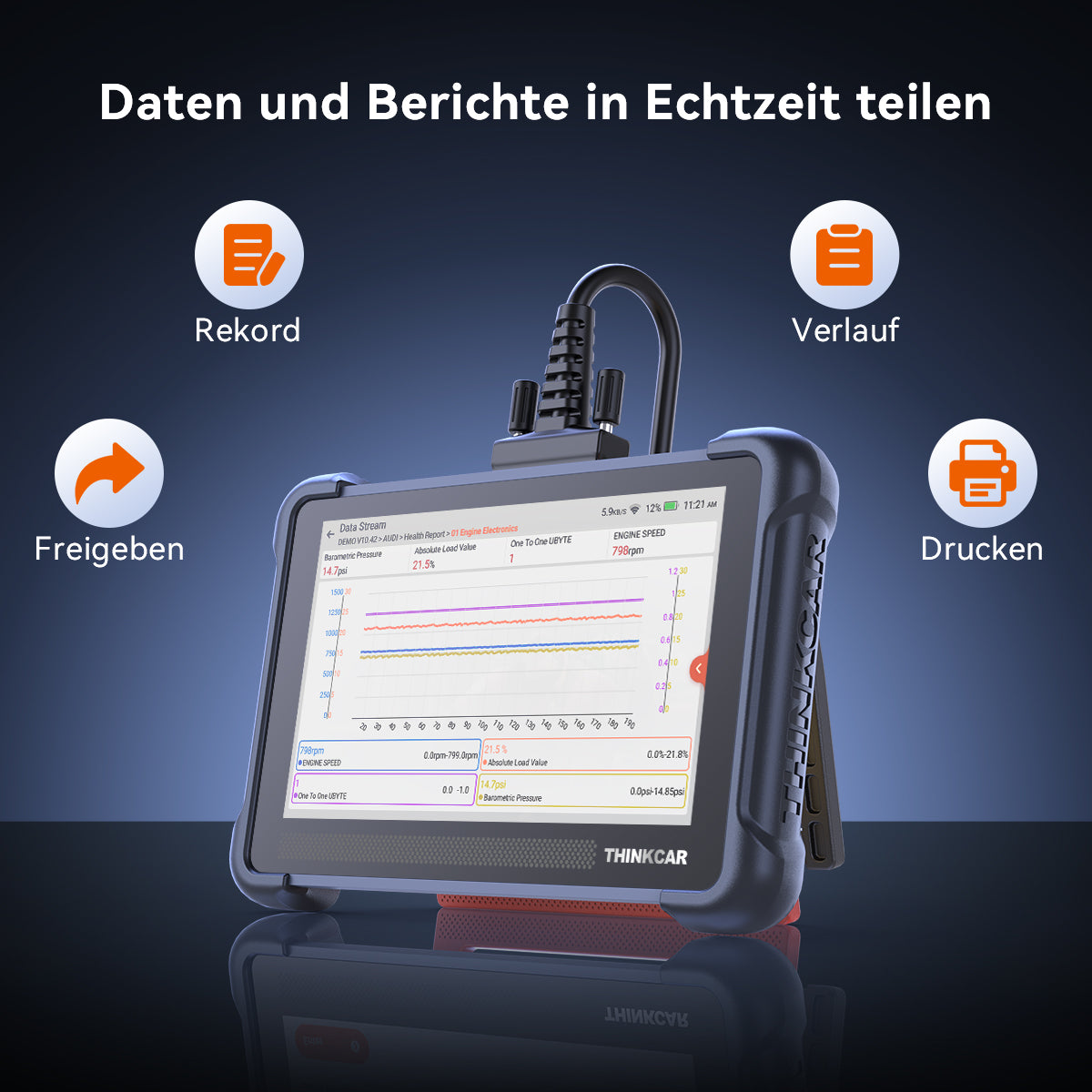 Thinkscan 672 Kompatibel mit über 100000 Fahrzeugmodi