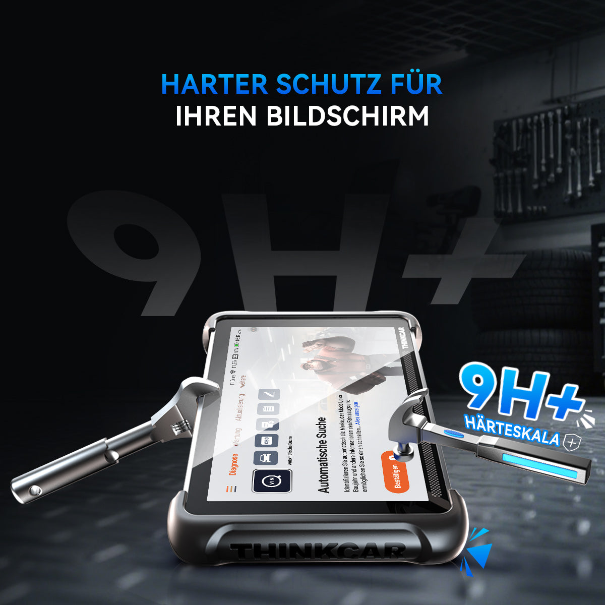 SCHUTZFOLIE AUS GEHÄRTETEM GLAS FÜR THINKSCAN 689/689BT