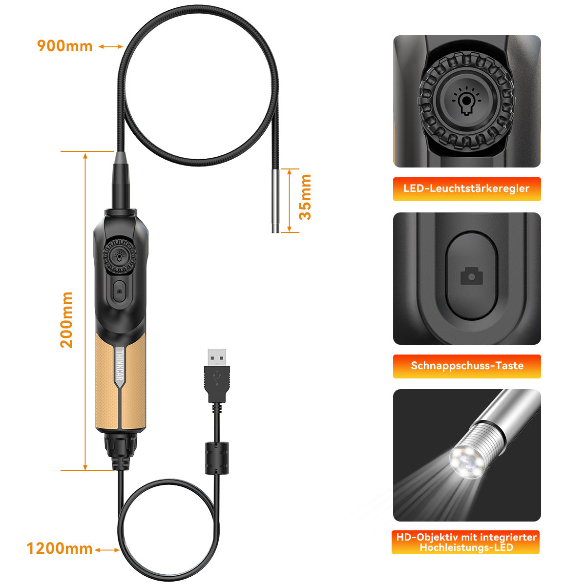 THINKCAR USB ENDOSCOPE TES 102