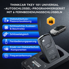 THINKCAR TKEY101 Universelles Autoschlüssel-Programmiergerät mit 6 Funk-Schlüsseln