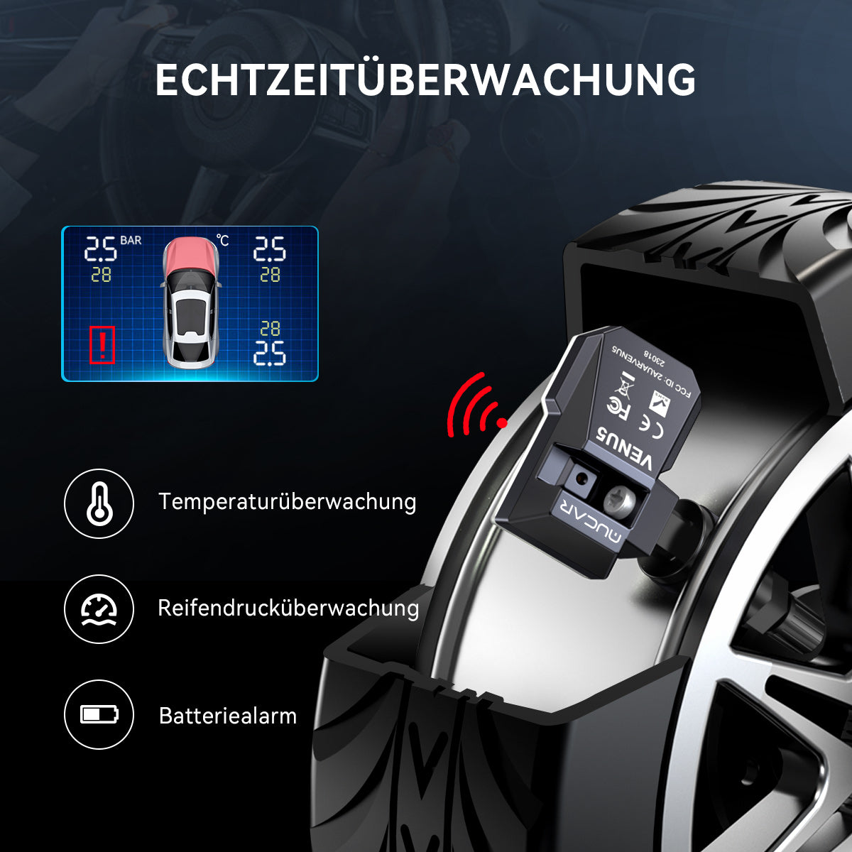 MUCAR VENU5 Reifendrucksensor