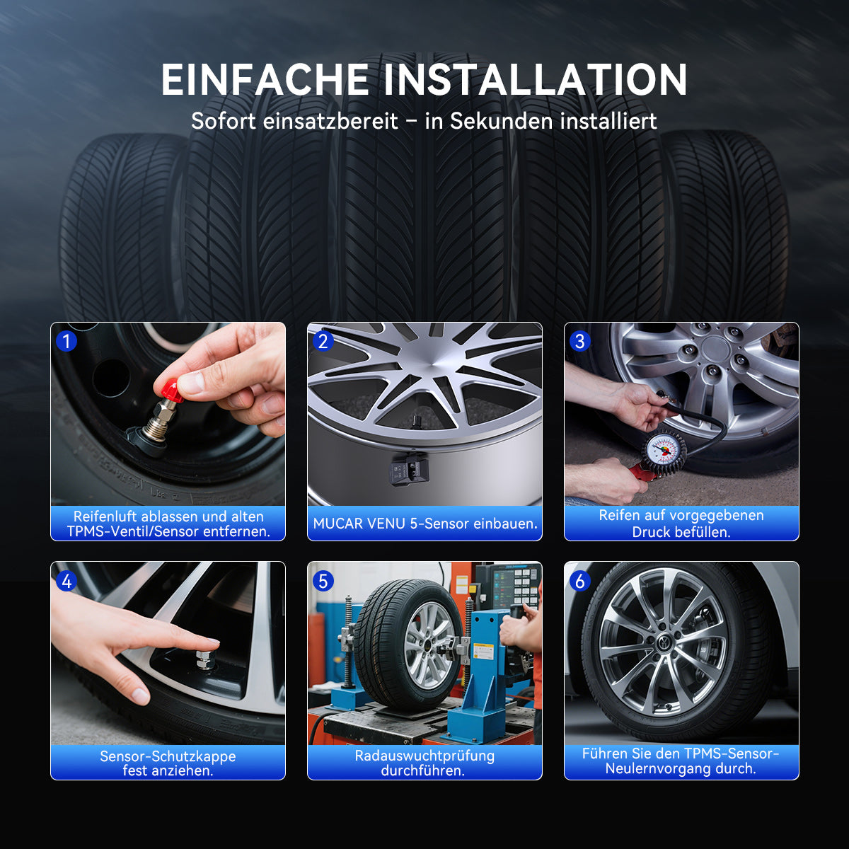 MUCAR VENU5 Reifendrucksensor